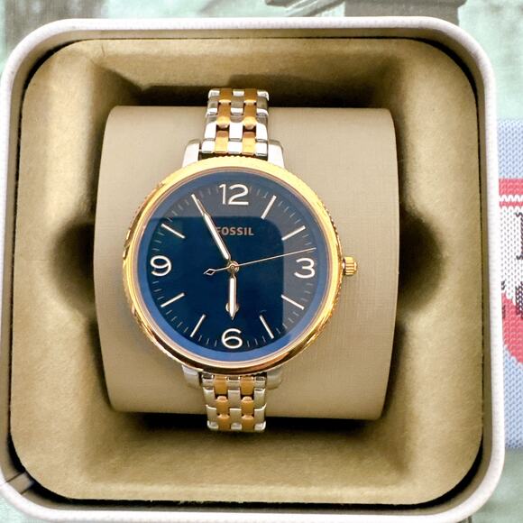 Fossil ES4925 Monroe Quartz Blue Dial Women\'s Watch main image 6